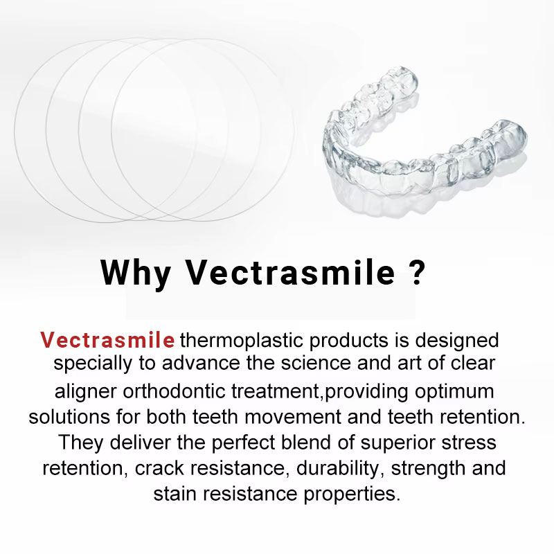 Vectrasmile - orthodontic clear aligner sheets